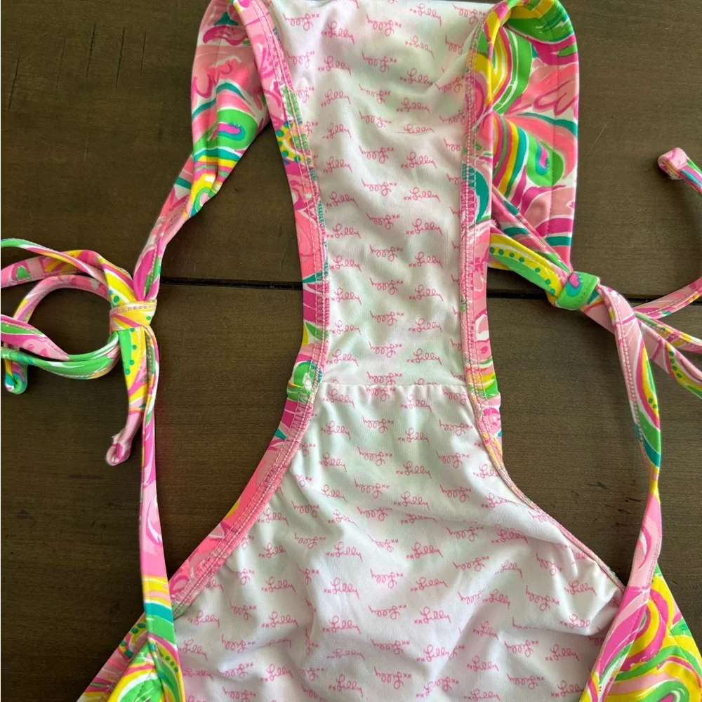Lilly Pulitzer Colorful Swirl Bikini Bottom NWOT